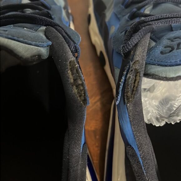 🔥🔥 NIKE AIR 270 REACT Running Training Shoes Blue - Men Sz 11 - Good Condition - Picture 11 of 12